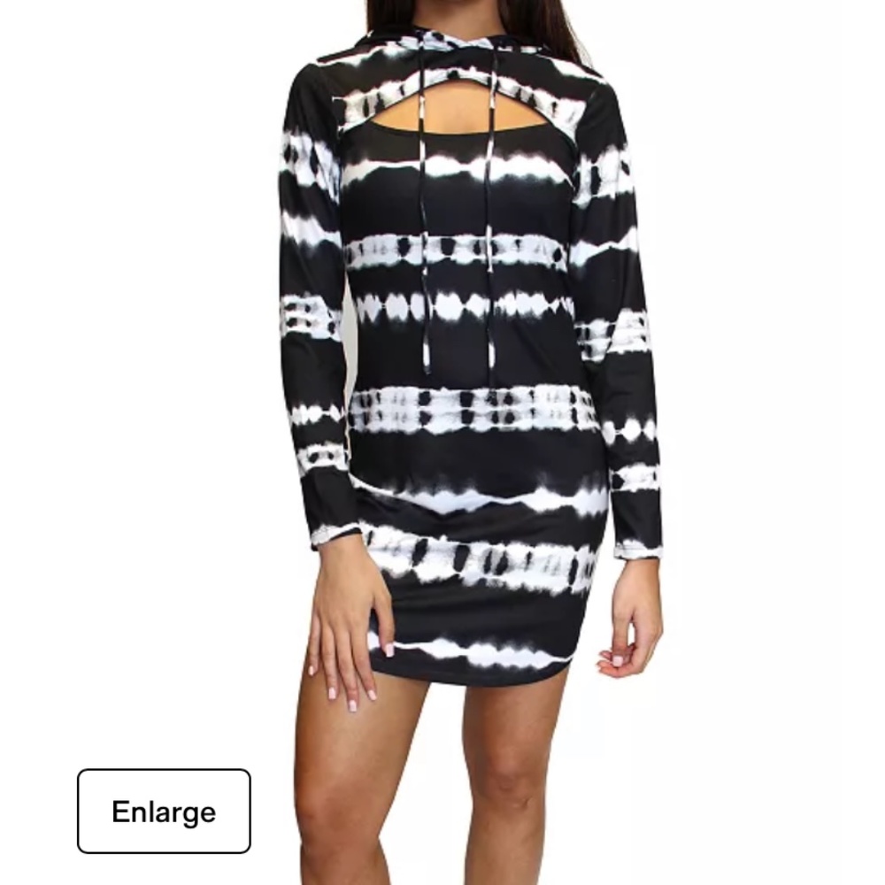 Almost‎ famous plus size cutout hoodie dress. Worn a few times